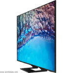 نمای گوشه ی تلویزیون 55 اینچ سامسونگ مدل bu8500