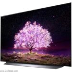 نمای راست تلویزیون اولد 65 اینچ ال جی مدل C1
